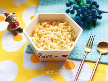 Shrimp veggie fried rice