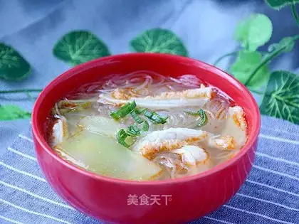 Cow belly fan soup