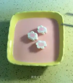 Cotton candy pudding