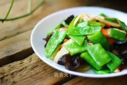 Dutch beans with vegetables