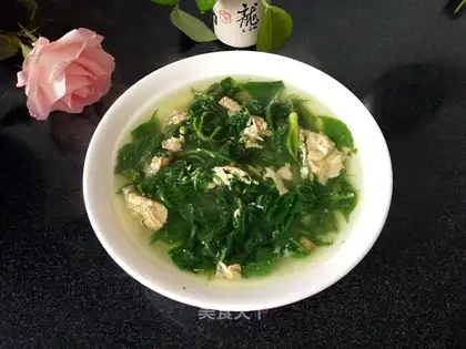 Five and egg soup