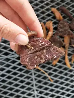 Homemade beef jerky