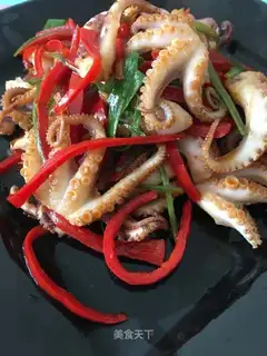 Spicy octopus