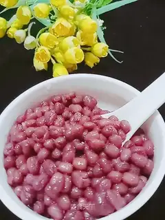 Homemade red bean