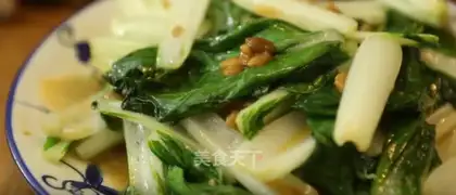 Pawning bean sauce for cabbage