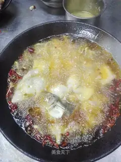 Boiled fish