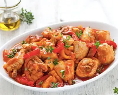 Pepper tomato chicken