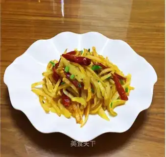 Dry potatoes