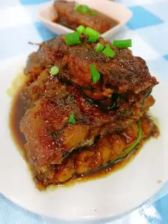 Red-burned tropical fish