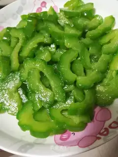 A cold, bitter melon