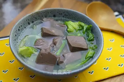 Soccer tofu soup