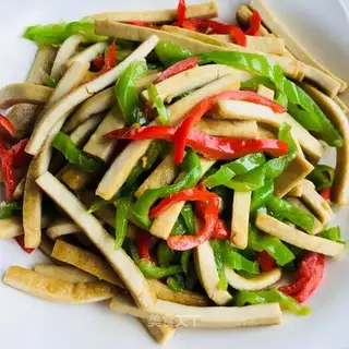 Cream pepper fried tofu