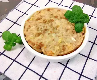A radish-dry meatloaf