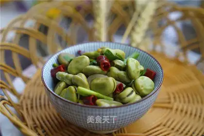 Spicy garlic beans