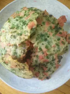 Spam and sausage pancakes