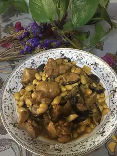 Frozen chicken legs and beans