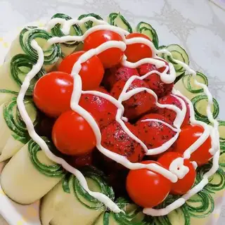 Vegetable fruit plate
