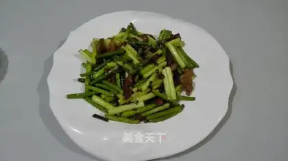 Garlic fried meat
