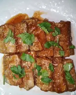 Red-fried fish