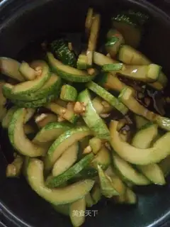 Scrap the cucumber