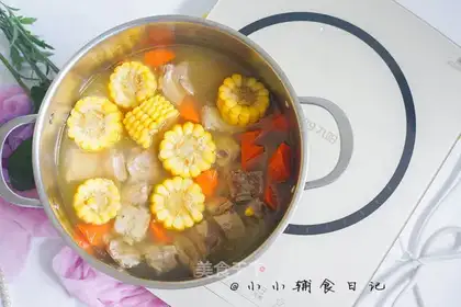 Corn steak soup