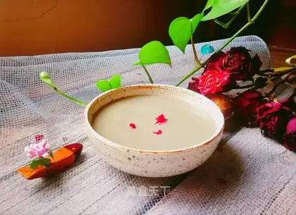 Black sesame dates oatmeal paste