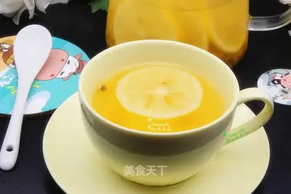 Lemon sapphire tea