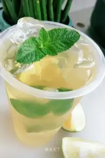 Lemon mint tea
