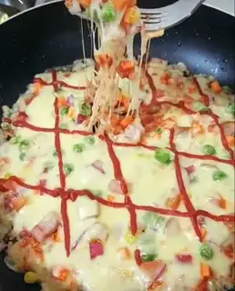 Rice pizza