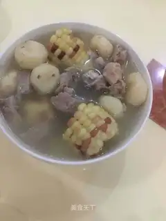 Horse hooves, corn chop soup