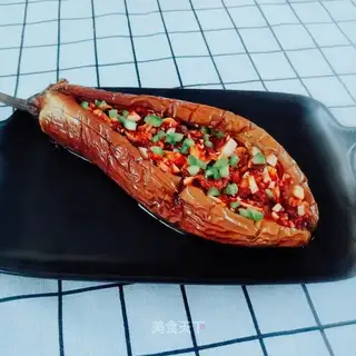Scrambled eggplant