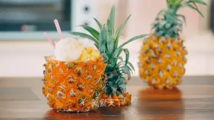 Pineapple ice cream