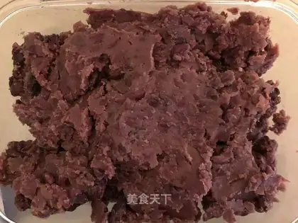 Bread machine red bean sand