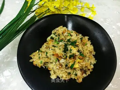 Cream egg fried rice