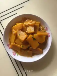 Pumpkin with garlic
