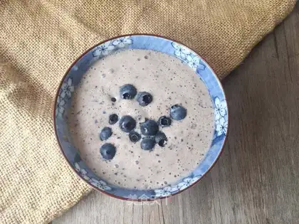 Blueberry banana shake