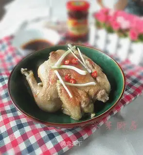 Electric rice cooker version salt-roasted chicken