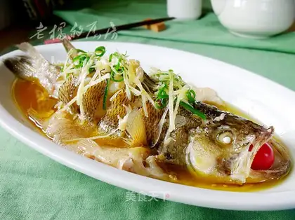 steamed bass