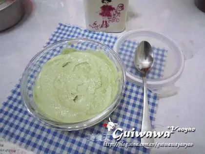 Matcha tofu ice cream