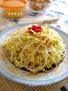 Cold soybean sprouts