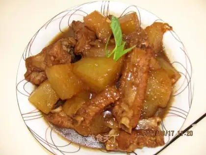 Winter melon ribs