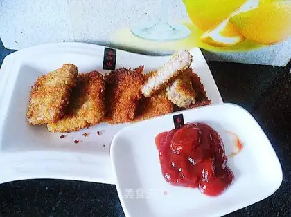 Pan-fried pork chop