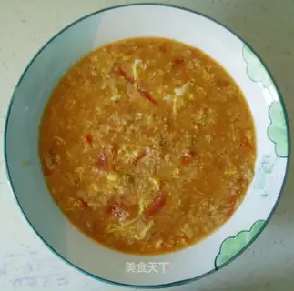 Tomato and oatmeal soup