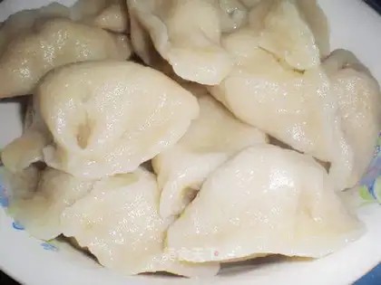 Leek and pork dumplings