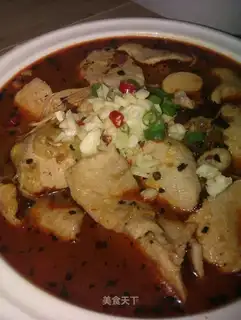 boiled pork slices