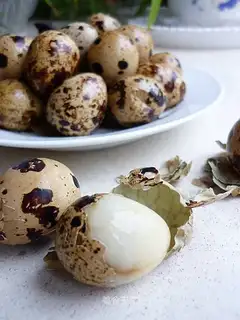 Marinated quail eggs