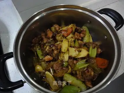 Grilled spicy rabbit