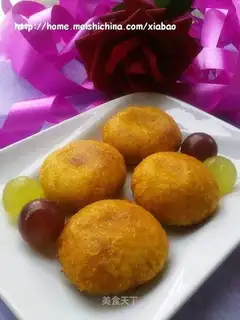 Pumpkin bean paste cake