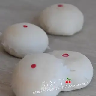 Palace white jade convex
