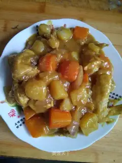 Curry potato chicken